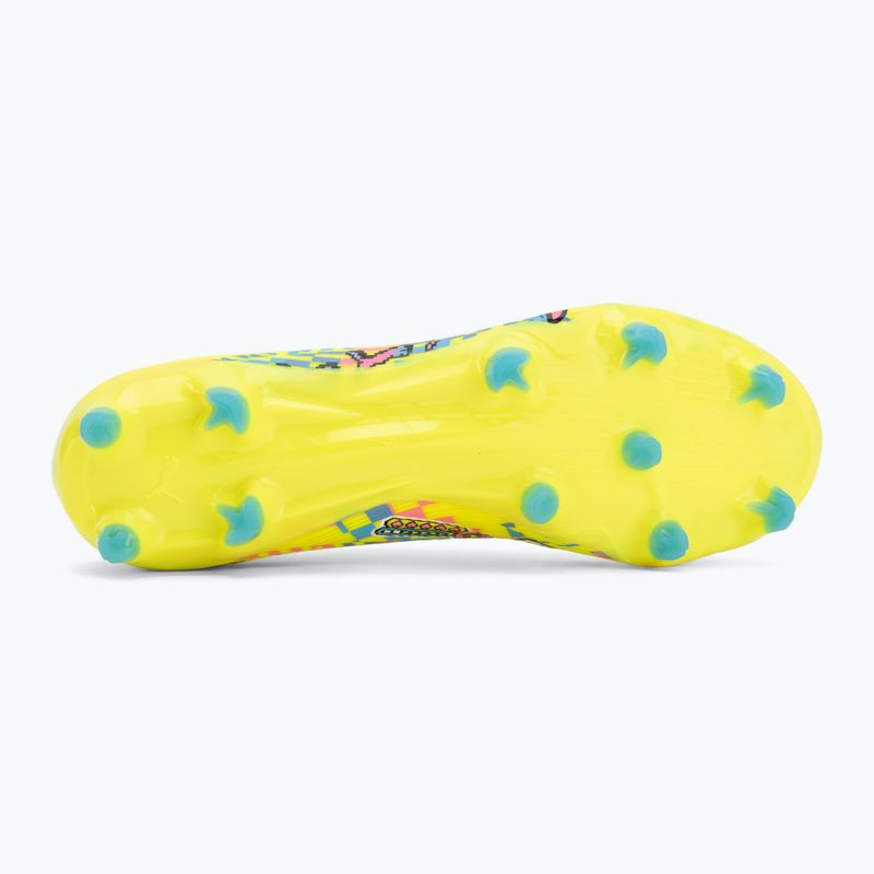 Kopačky PUMA Ultra Nitro 7 Match Advanced Level FG/AG puma white/blue glimmer/pink glimmer/yellow alert 4