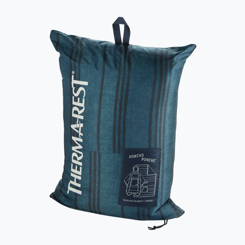 Turistická pláštenka Therm-a-Rest Honcho blue print 5