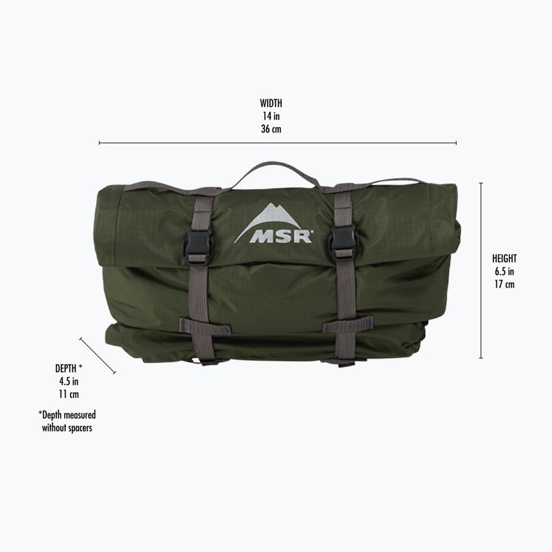 Trekingový stan 1-osobový MSR Hubba Hubba Bikepack 1 green 15