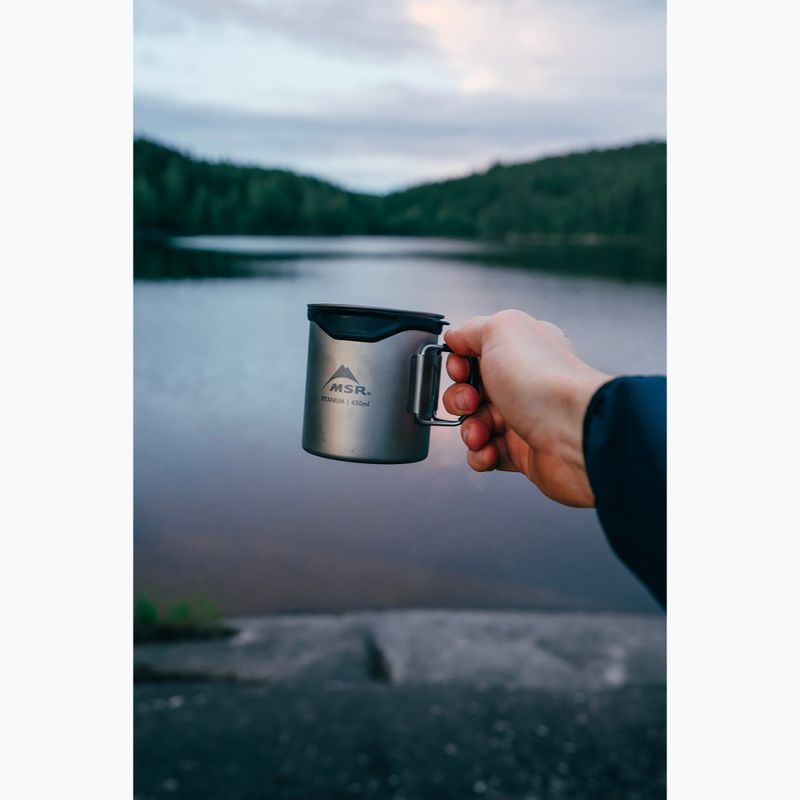 Titánový cestovný hrnček MSR Titan Cup 450 ml 8