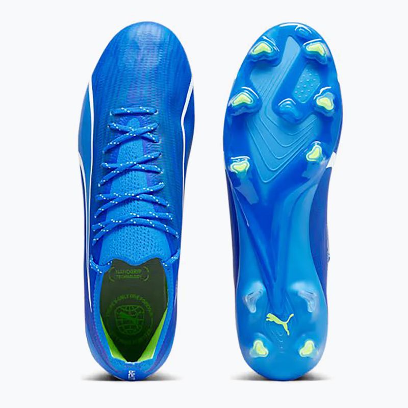 PUMA Ultra Ultimate FG/AG pánske kopačky ultra blue/puma white/pro green 9