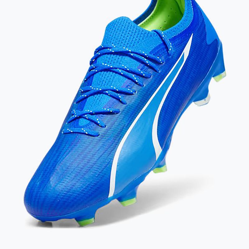 PUMA Ultra Ultimate FG/AG pánske kopačky ultra blue/puma white/pro green 12