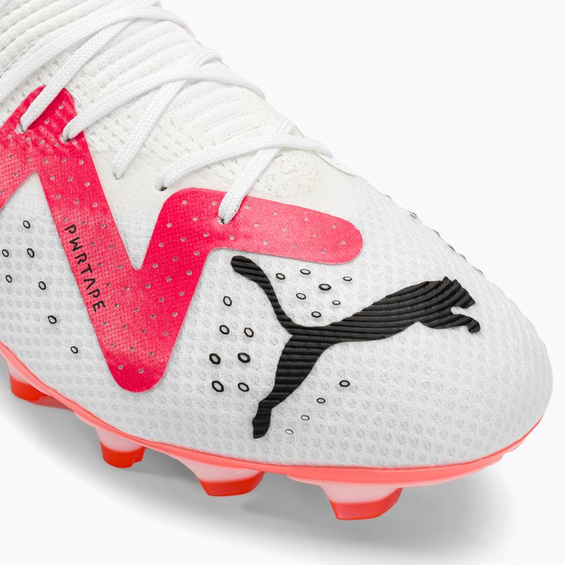 Pánske kopačky PUMA Future Pro FG/AG puma white/puma black/fire orchid 9