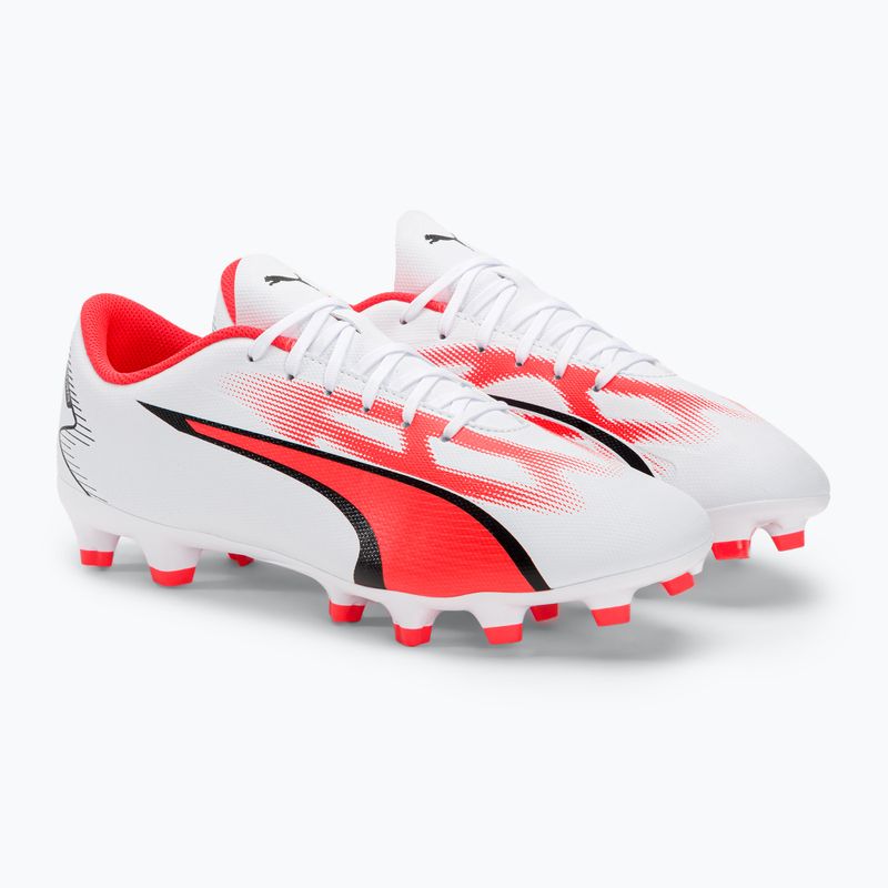 Pánske kopačky PUMA Ultra Play FG/AG puma white/puma black/fire orchid 4