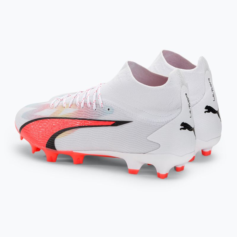 Pánske kopačky PUMA Ultra Pro FG/AG puma white/puma black/fire orchid 3