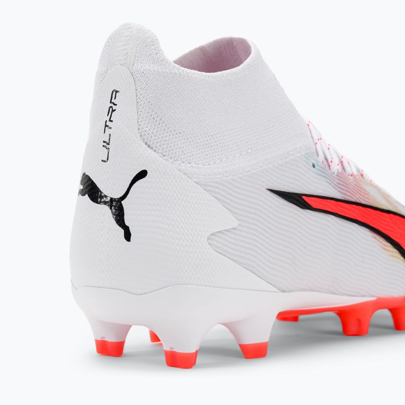 Pánske kopačky PUMA Ultra Pro FG/AG puma white/puma black/fire orchid 9