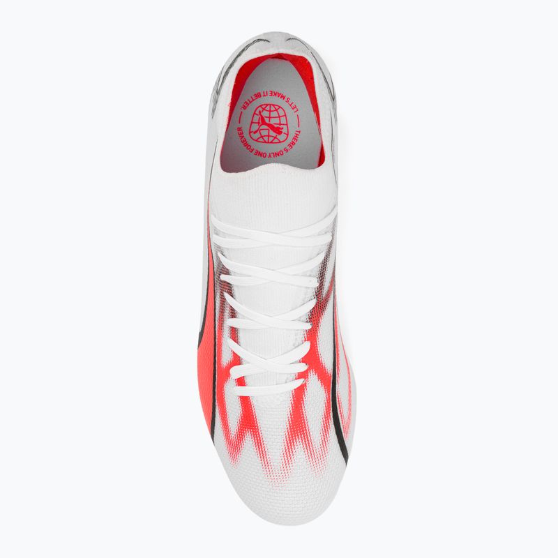Pánske kopačky PUMA Ultra Match MXSG puma white/puma black/fire orchid 6