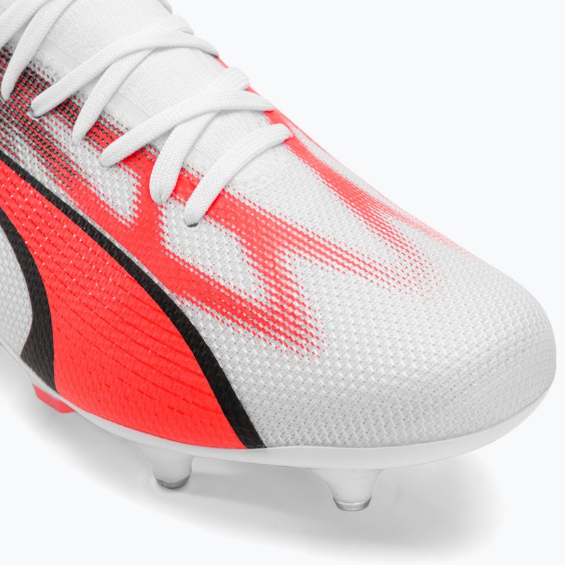Pánske kopačky PUMA Ultra Match MXSG puma white/puma black/fire orchid 7