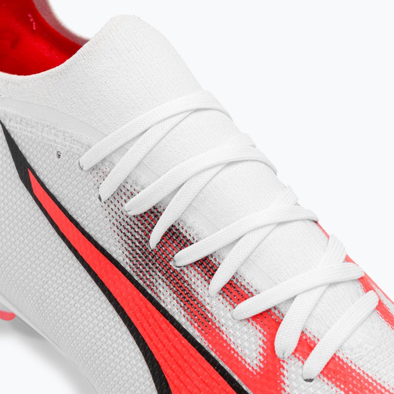 Pánske kopačky PUMA Ultra Match MXSG puma white/puma black/fire orchid 8