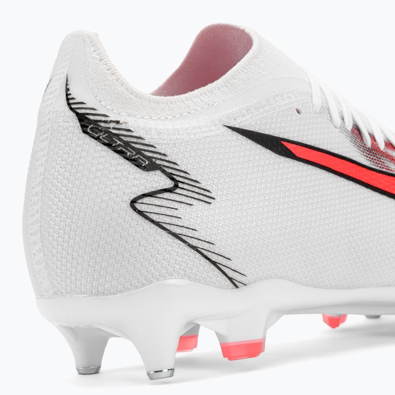 Pánske kopačky PUMA Ultra Match MXSG puma white/puma black/fire orchid 9