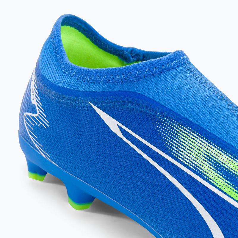 PUMA Ultra Match Ll FG/AG Jr detské kopačky ultra blue/puma white/pro green 8