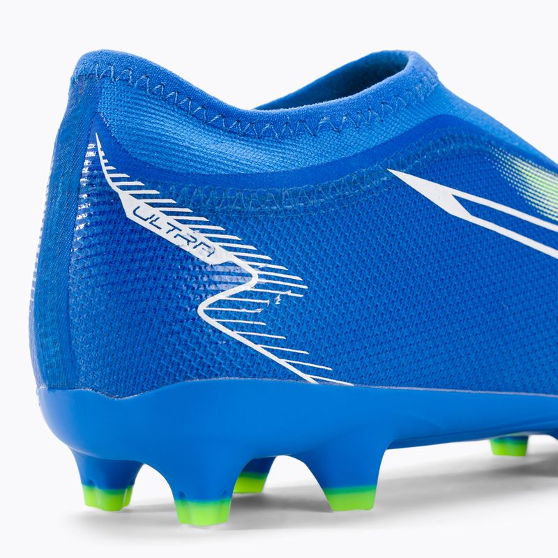 PUMA Ultra Match Ll FG/AG Jr detské kopačky ultra blue/puma white/pro green 9