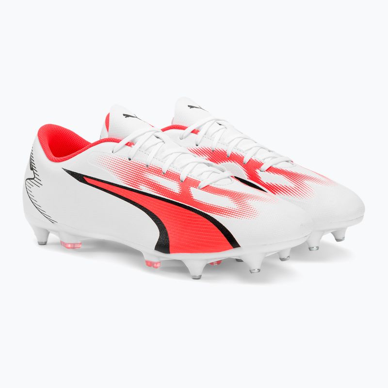 Pánske kopačky PUMA Ultra Play MXSG puma white/puma black/fire orchid 4