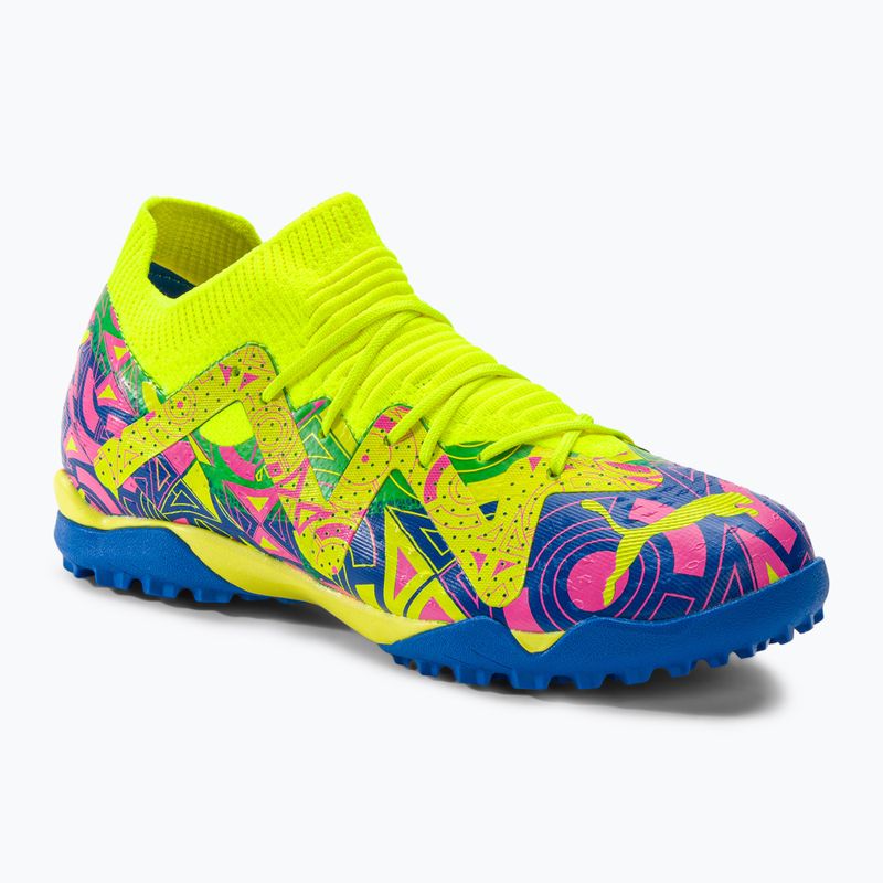 Detské kopačky PUMA Future Match Energy TT + Mid Jr ultra blue/yellow alert/luminous pink