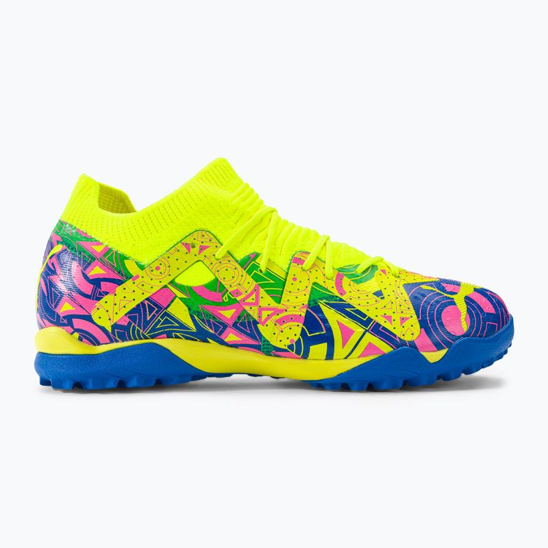 Detské kopačky PUMA Future Match Energy TT + Mid Jr ultra blue/yellow alert/luminous pink 2