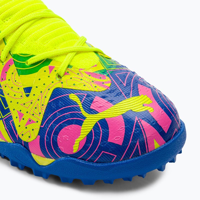 Detské kopačky PUMA Future Match Energy TT + Mid Jr ultra blue/yellow alert/luminous pink 7
