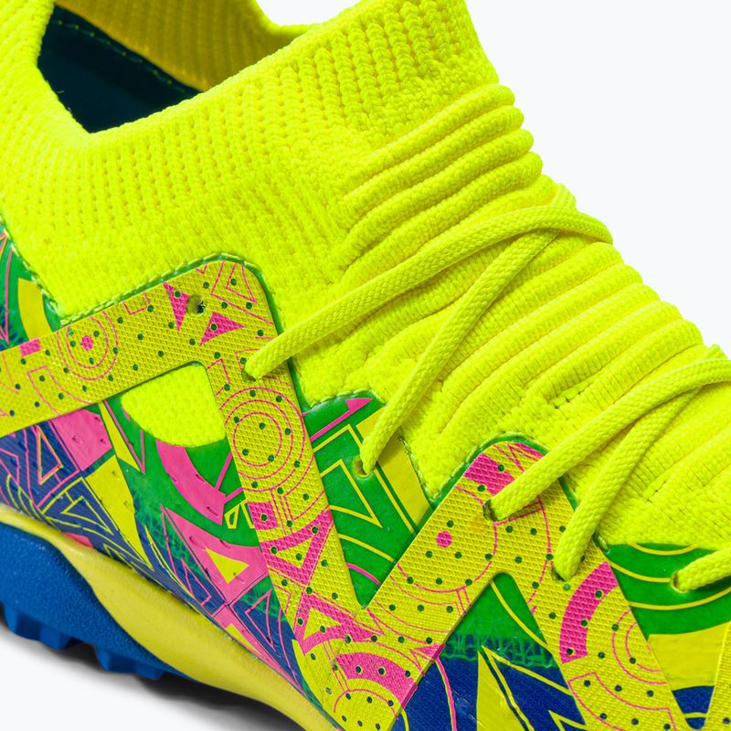 Detské kopačky PUMA Future Match Energy TT + Mid Jr ultra blue/yellow alert/luminous pink 8