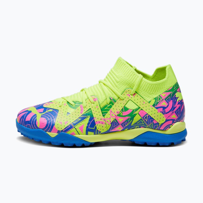 Detské kopačky PUMA Future Match Energy TT + Mid Jr ultra blue/yellow alert/luminous pink 11