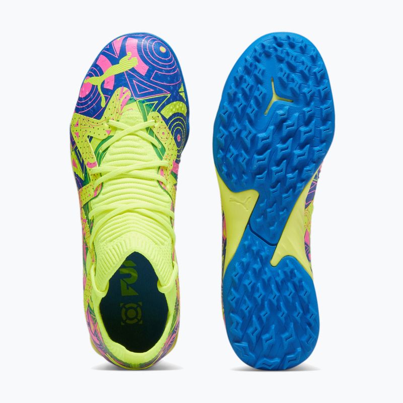 Detské kopačky PUMA Future Match Energy TT + Mid Jr ultra blue/yellow alert/luminous pink 15