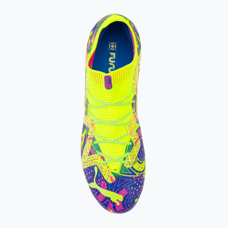 PUMA Future Ultimate Energy FG/AG pánske kopačky ultra blue/yellow alert/luminous pink 6