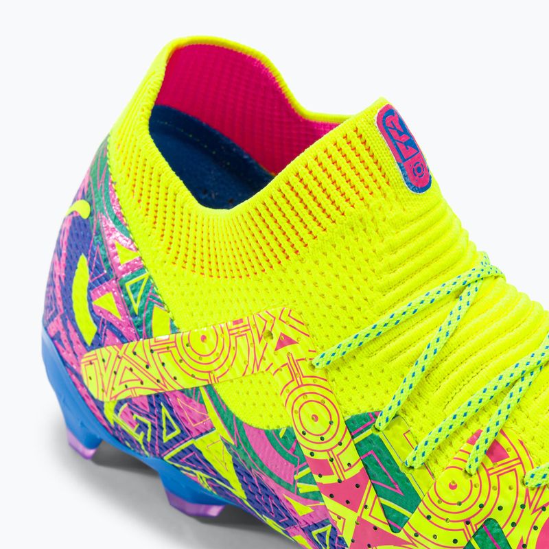 PUMA Future Ultimate Energy FG/AG pánske kopačky ultra blue/yellow alert/luminous pink 8