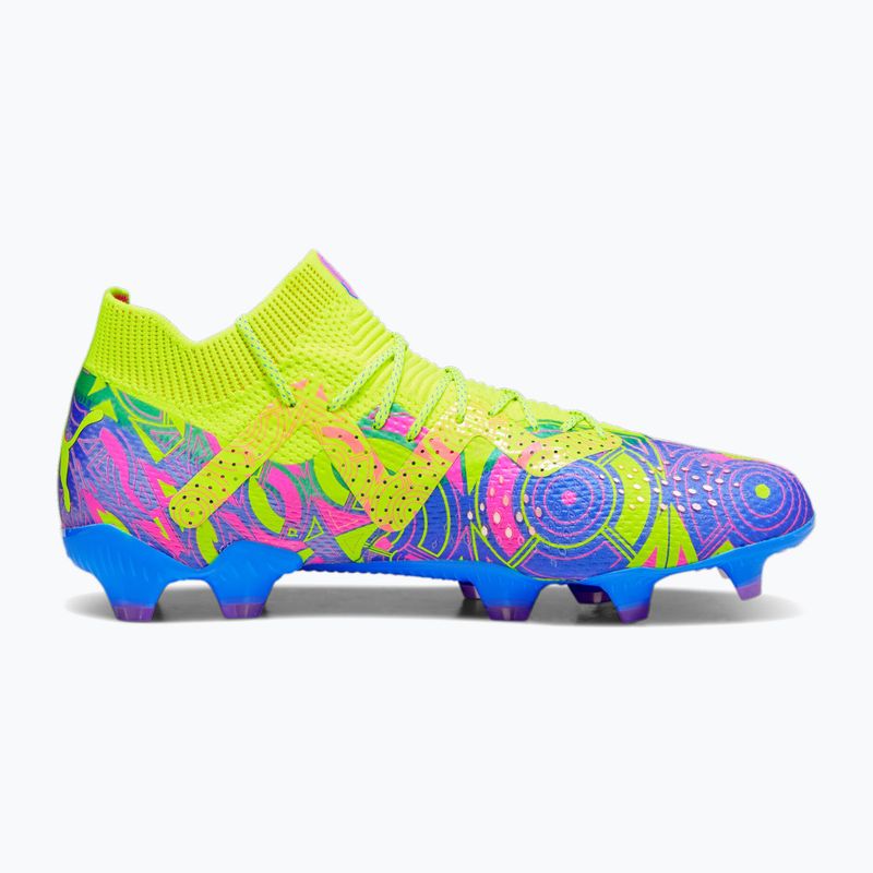 PUMA Future Ultimate Energy FG/AG pánske kopačky ultra blue/yellow alert/luminous pink 12