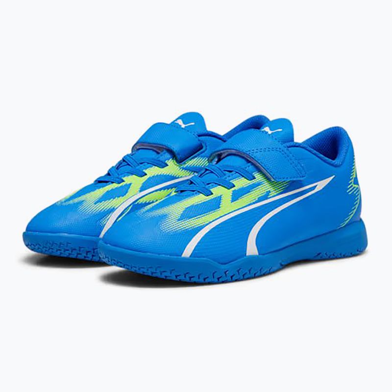 Detské kopačky PUMA Ultra Play IT V Jr ultra blue/puma white/pro green 8