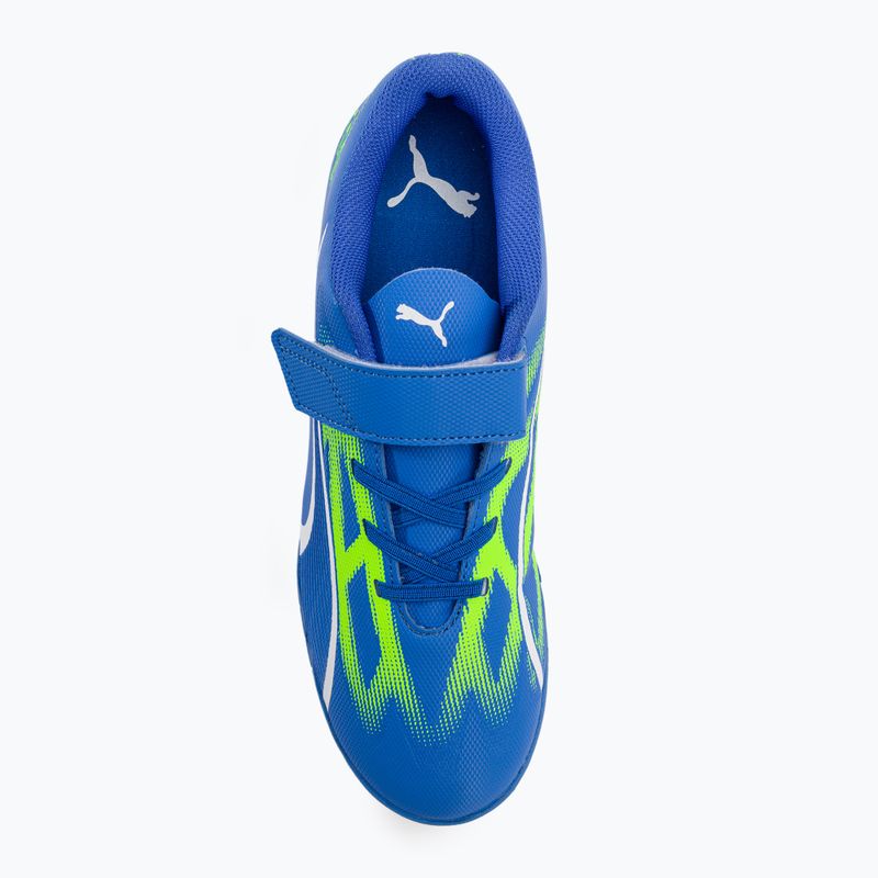 Detské kopačky PUMA Ultra Play IT V Jr ultra blue/puma white/pro green 6