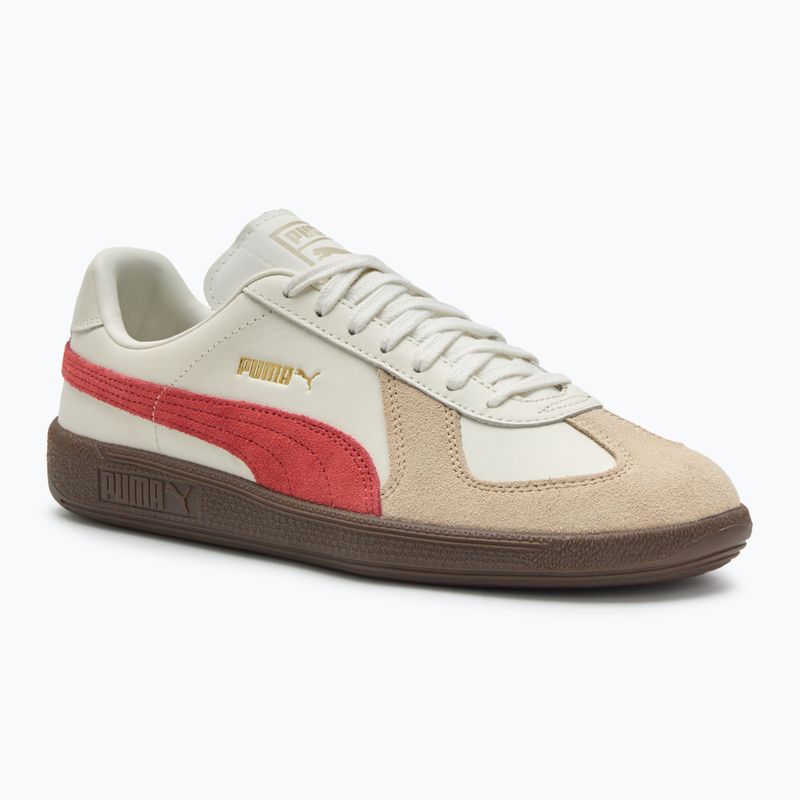 Topánky PUMA Army Trainer warm white/granola/astro red