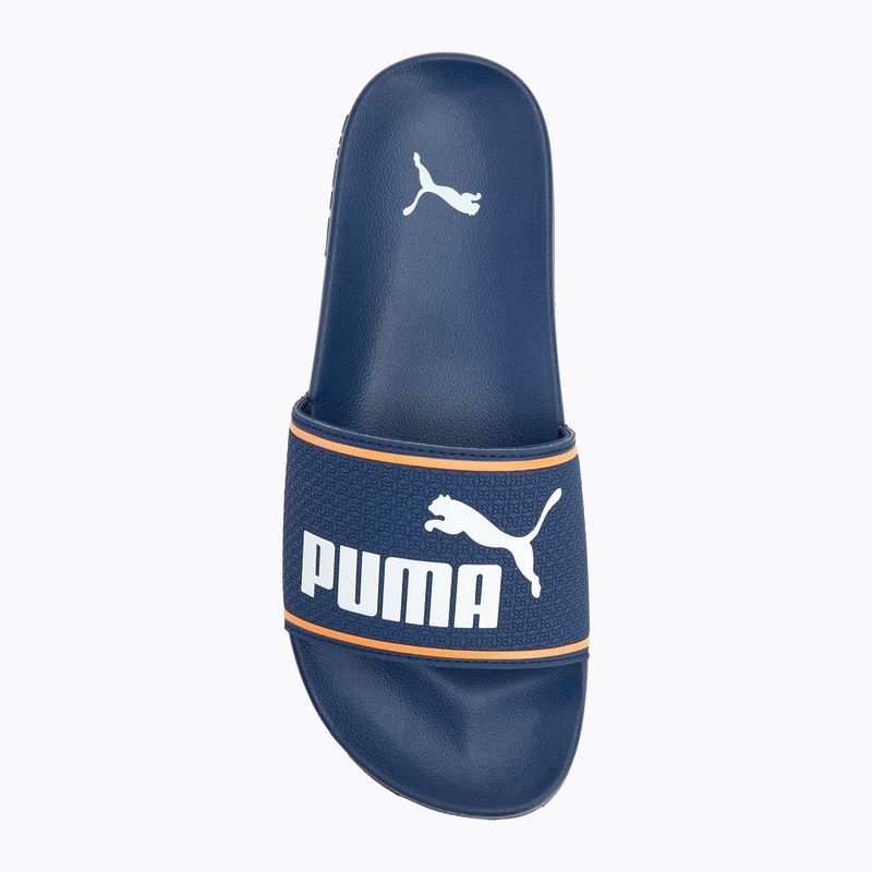 Šľapky PUMA Leadcat 2.0 perzská modrá/puma biela/dýňový koláč 5