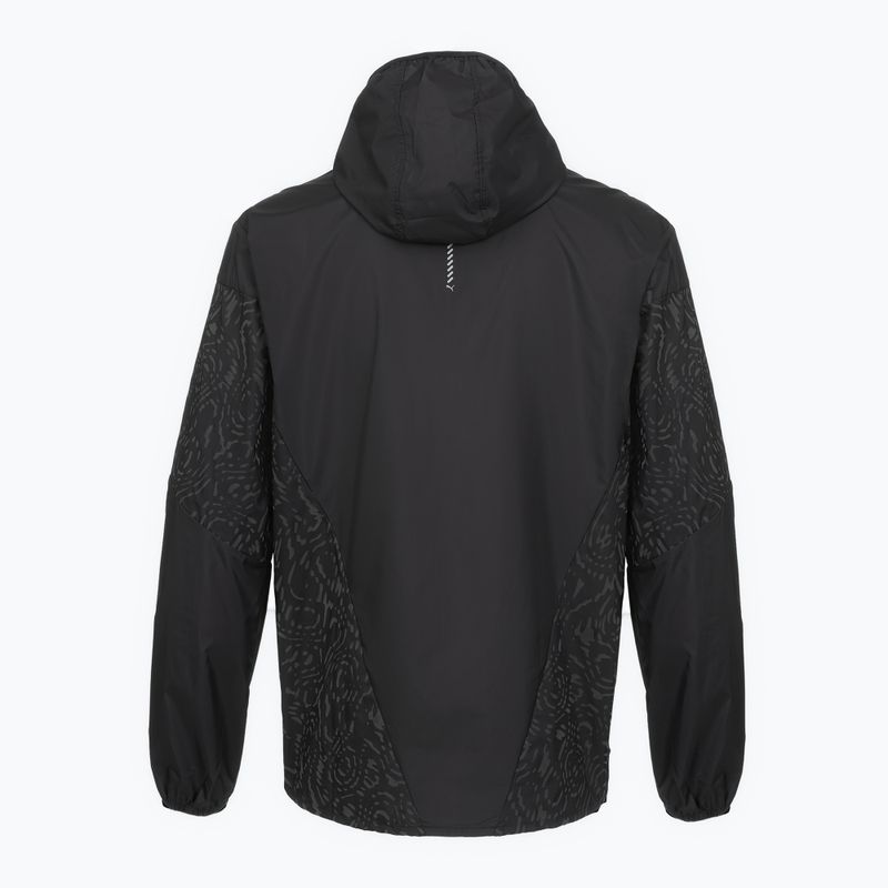 Pánska bežecká bunda Puma Run AOP Lightweight Jacket black 2