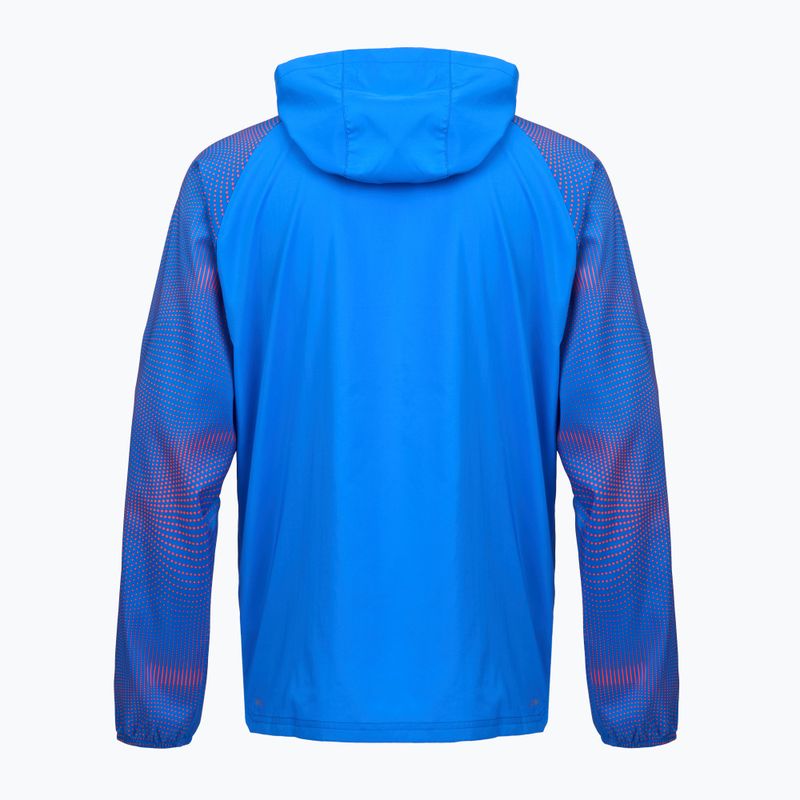 Pánska bežecká bunda Puma Run Favorite Woven Jacket blue/fire orchid 2