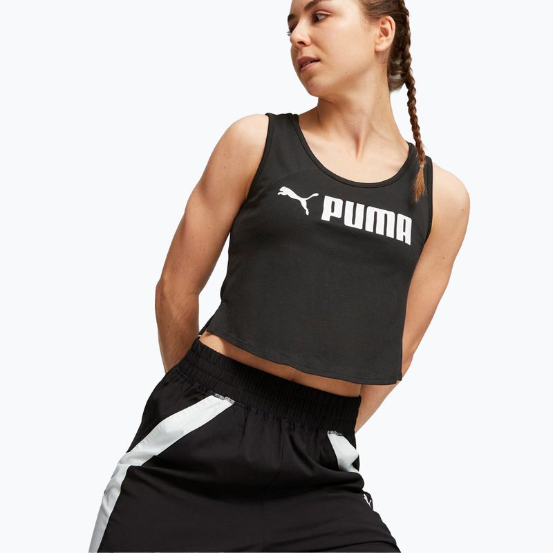 Dámsky tréningový top PUMA Fit Skimmer Tank puma black 5