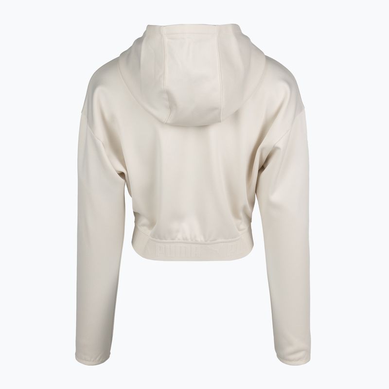 Dámska tréningová mikina PUMA Strong Power Fleece Hoodie alpine snow 2