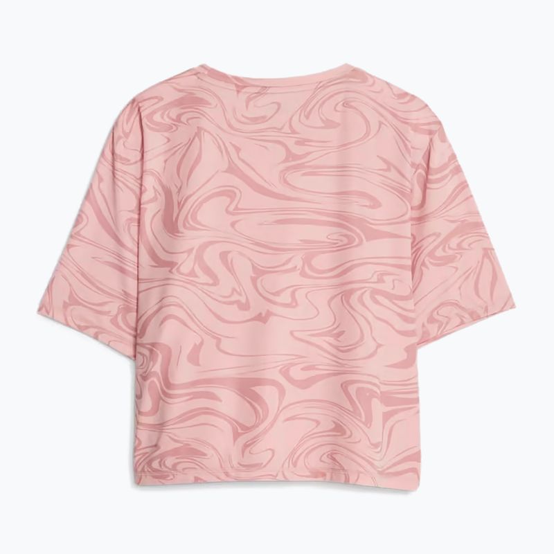 Dámske tréningové tričko PUMA Train Favorite Aop Crop future pink 2