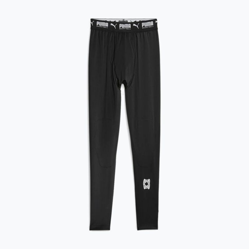 Pánske basketbalové legíny PUMA Hoops Team Full Baselayer puma black