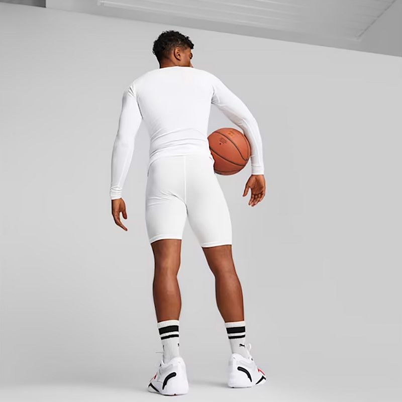 Pánske basketbalové šortky PUMA Hoops Team Baselayer puma white 4