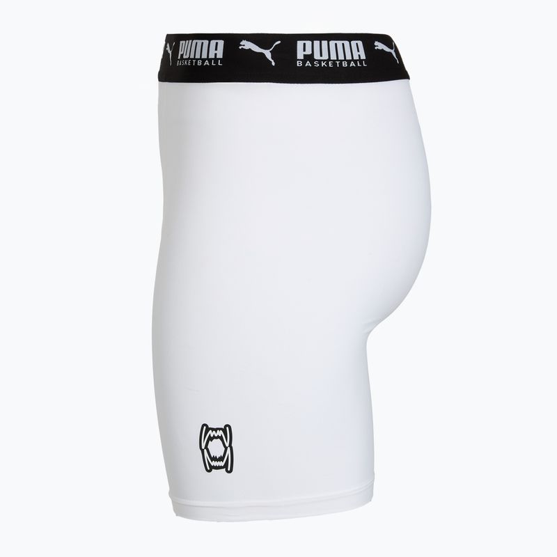 Pánske basketbalové šortky PUMA Hoops Team Baselayer puma white 3
