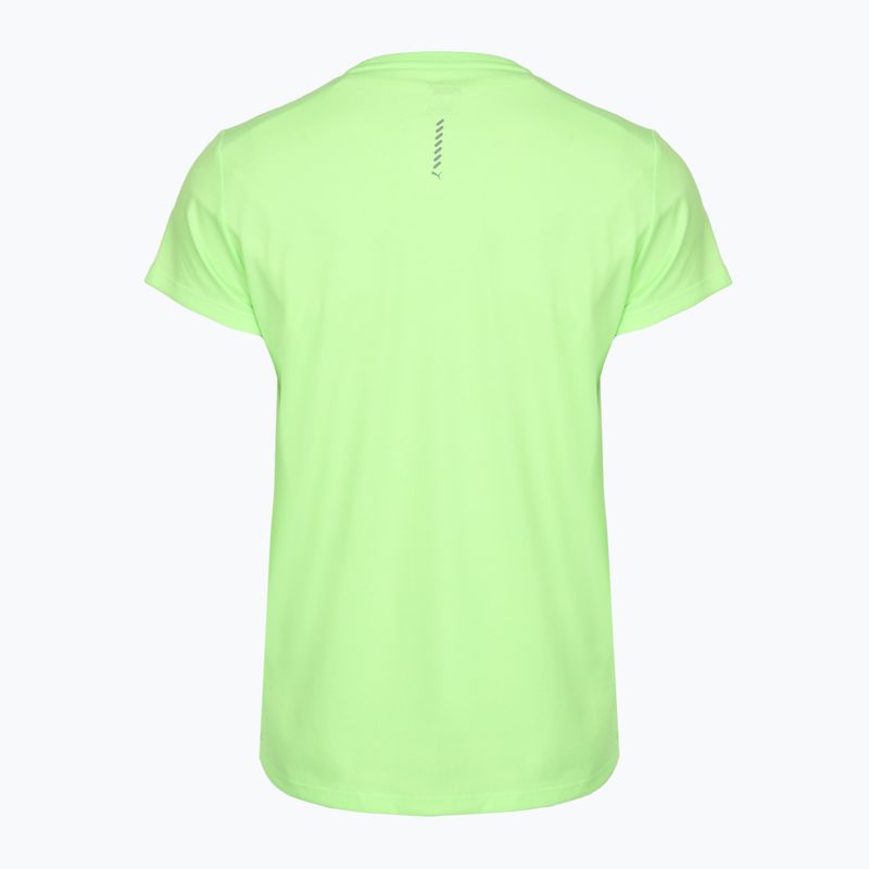 Dámske bežecké tričko PUMA Run Favorite Heather green/neon 2
