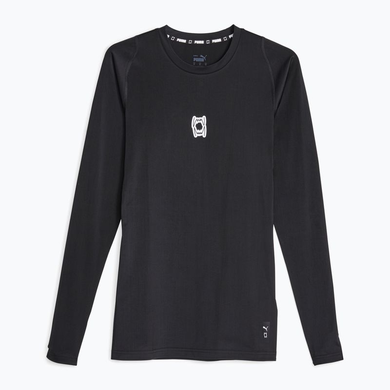 Pánske basketbalové tričkolongsleevePUMA Hoops Team Baselayer puma black