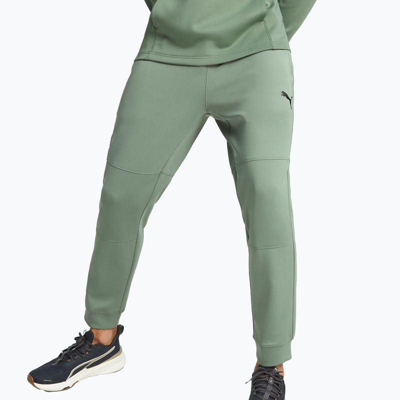 Pánske tréningové nohavice PUMA Fit Double Knit Jogger eucalyptus 6