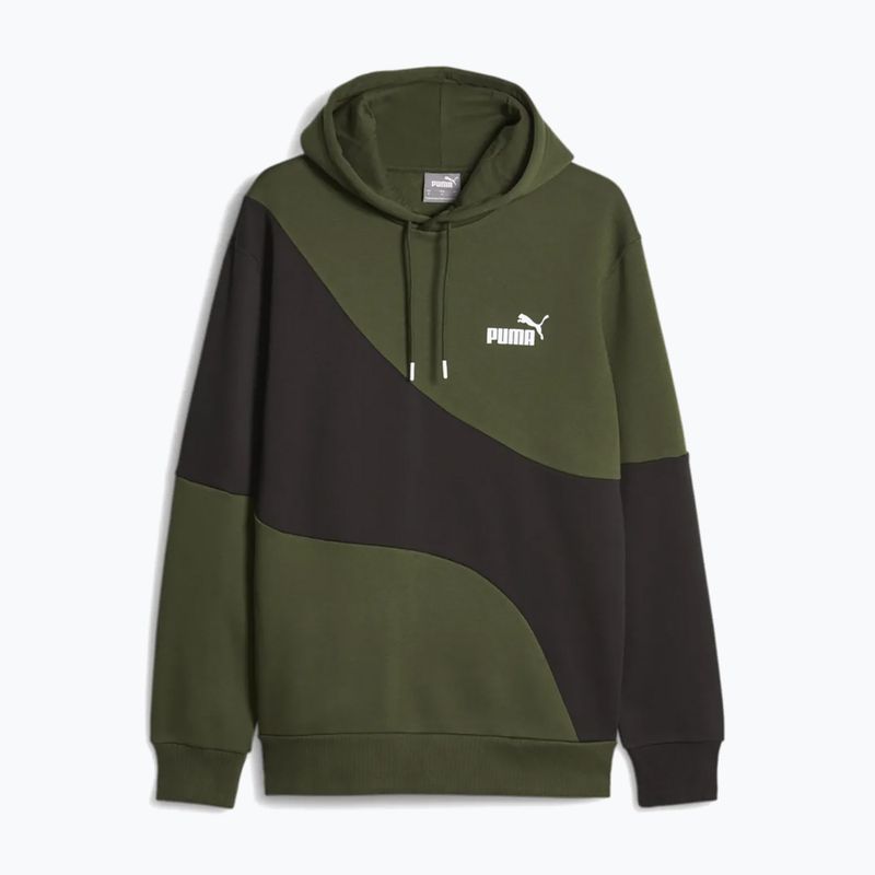 Pánska mikina PUMA Power Cat Hoodie myrtle