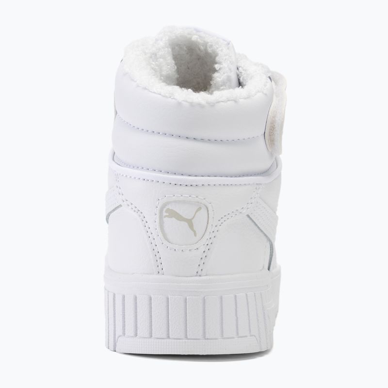 Detská obuv PUMA Carina 2.0 Mid Fur  puma white/sedate gray 6