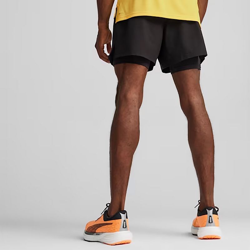 Pánske bežecké šortky PUMA Run Velocity Ultraweave 2v1 black 5