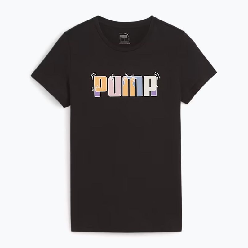 Dámske tričko PUMA ESS+ Graphic Tee puma black