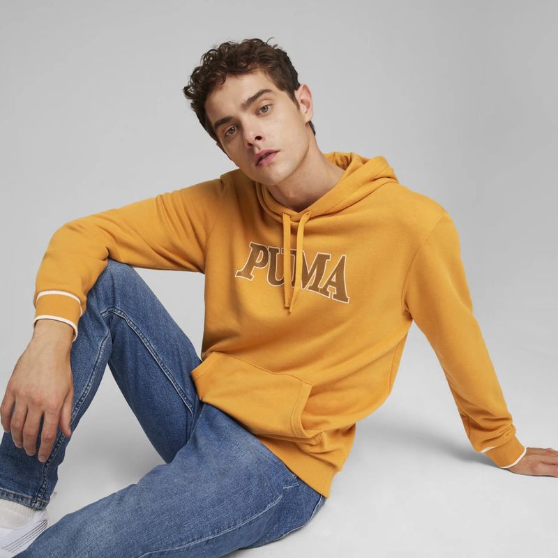 Pánska mikina PUMA Squad Hoodie TR ginger tea 3