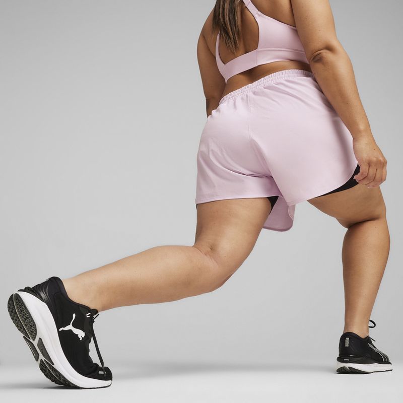 Dámske bežecké šortky PUMA Run Favorite Woven 2In1 3" puma black/grape mist 10
