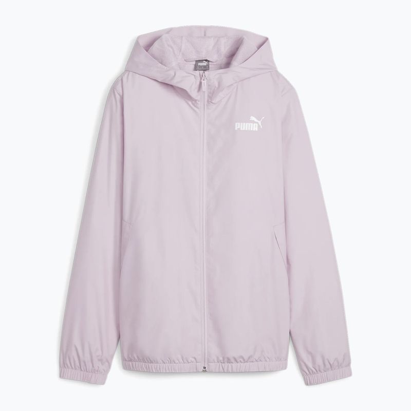 Dámska bunda PUMA ESS Solid Windbreaker Hoodie grape mist