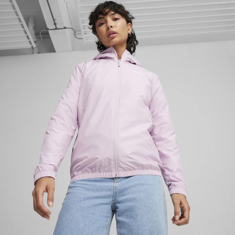 Dámska bunda PUMA ESS Solid Windbreaker Hoodie grape mist 3
