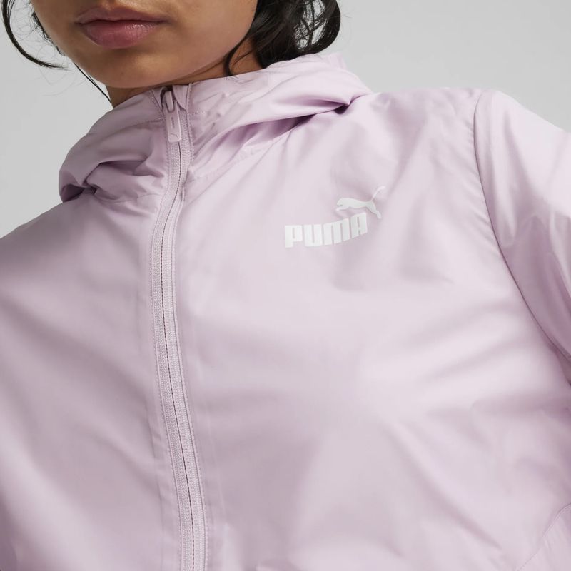 Dámska bunda PUMA ESS Solid Windbreaker Hoodie grape mist 6
